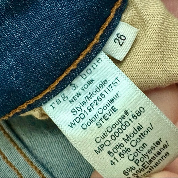 rag & bone Dark Blue Skinny Leg Jeans 9” - Picture 11 of 11